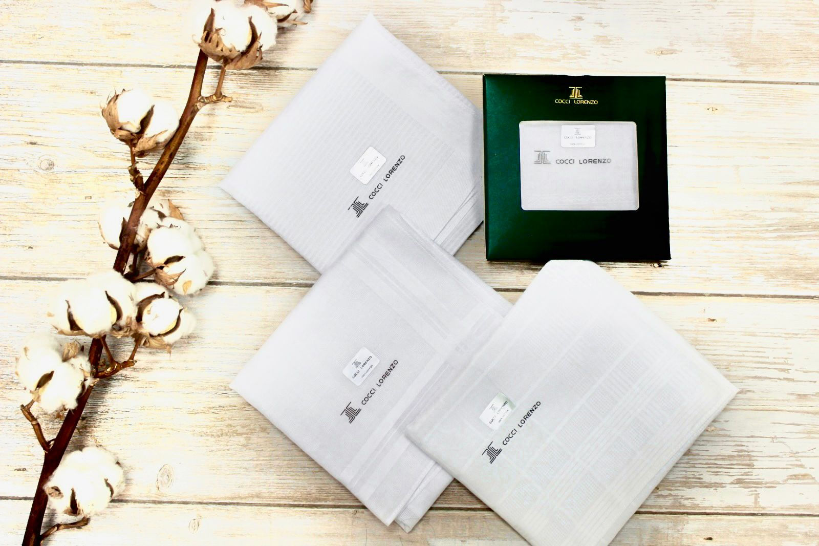 Men's Handkerchiefs - 3pc Box Set