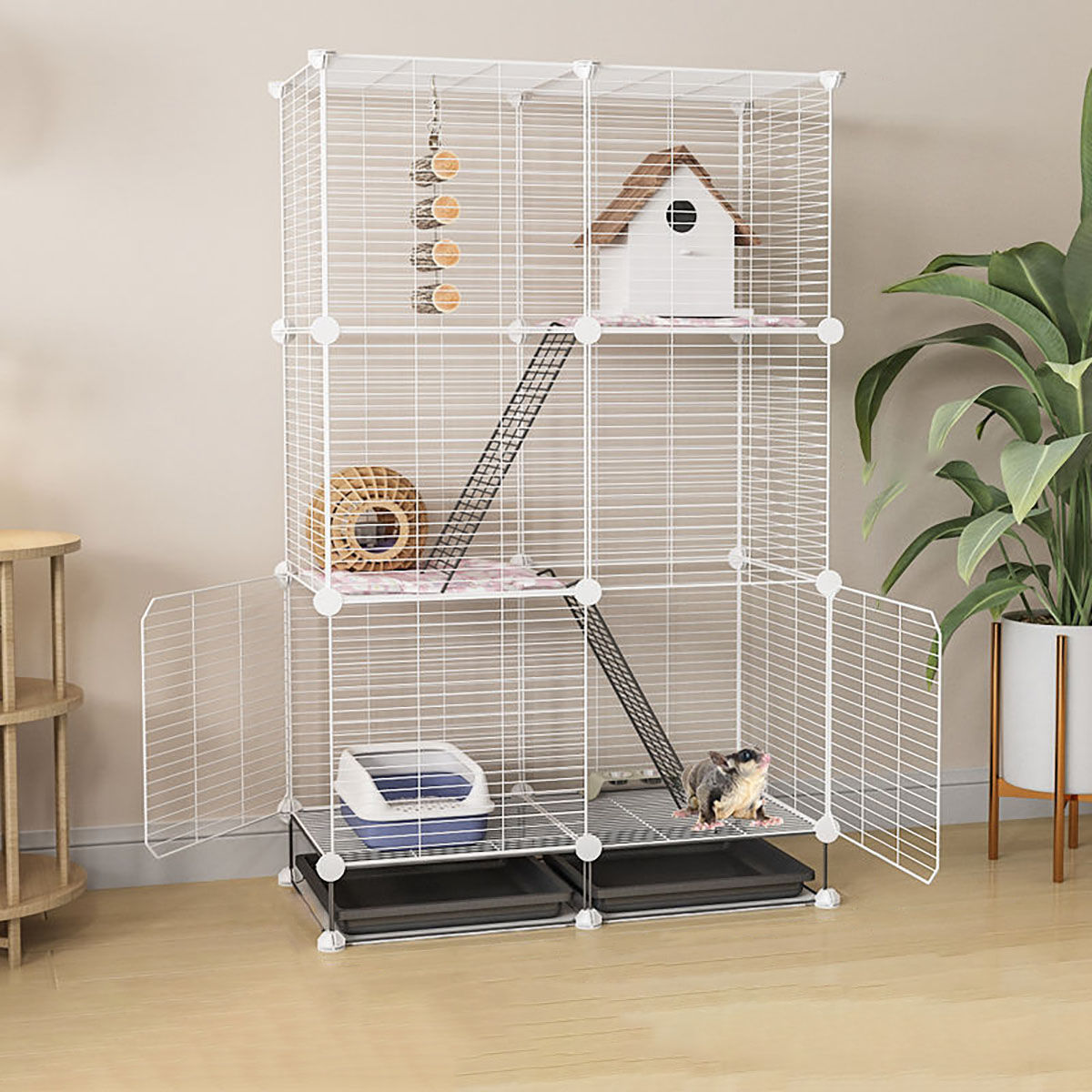 Multi-Level Small Animals Cage
