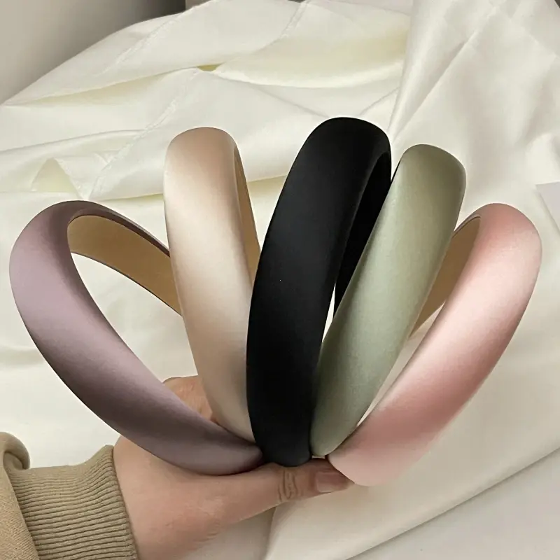 High Quality Satin Silk Hair Bands