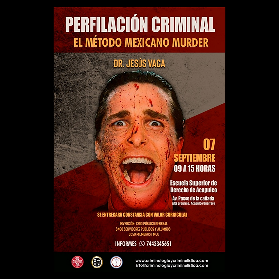Perfilación criminal. El método mexicano MURDER