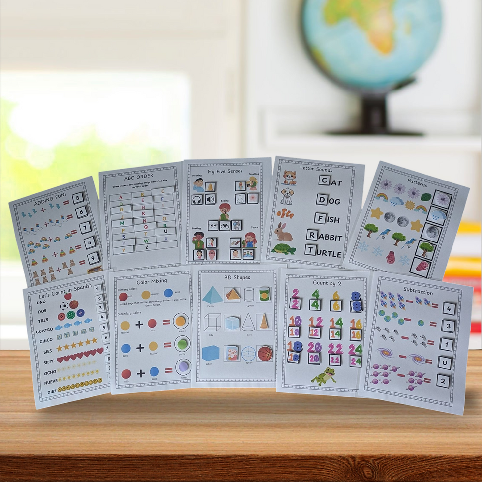 Advance Preschool Busy Binder