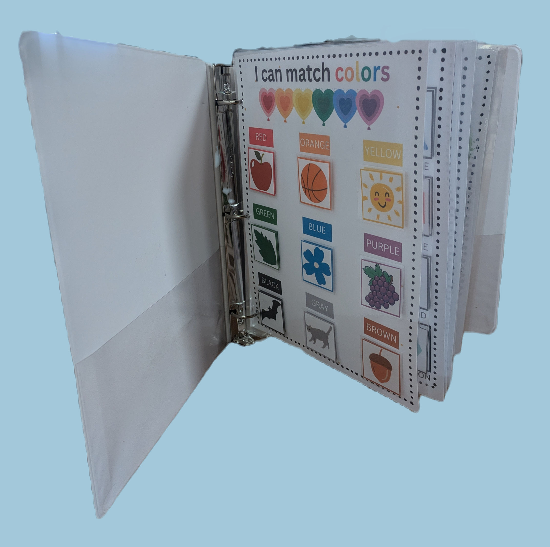 "I can match" Preschool Busy Binder