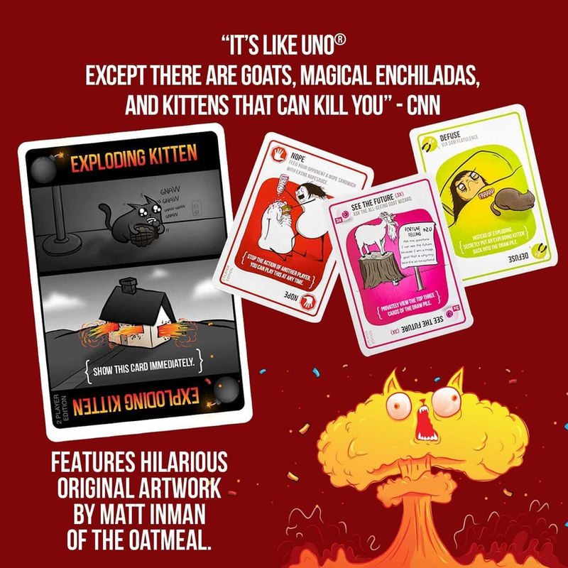 Exploding Kittens (Original) | A Perfect Party Starter (2-5 Players)