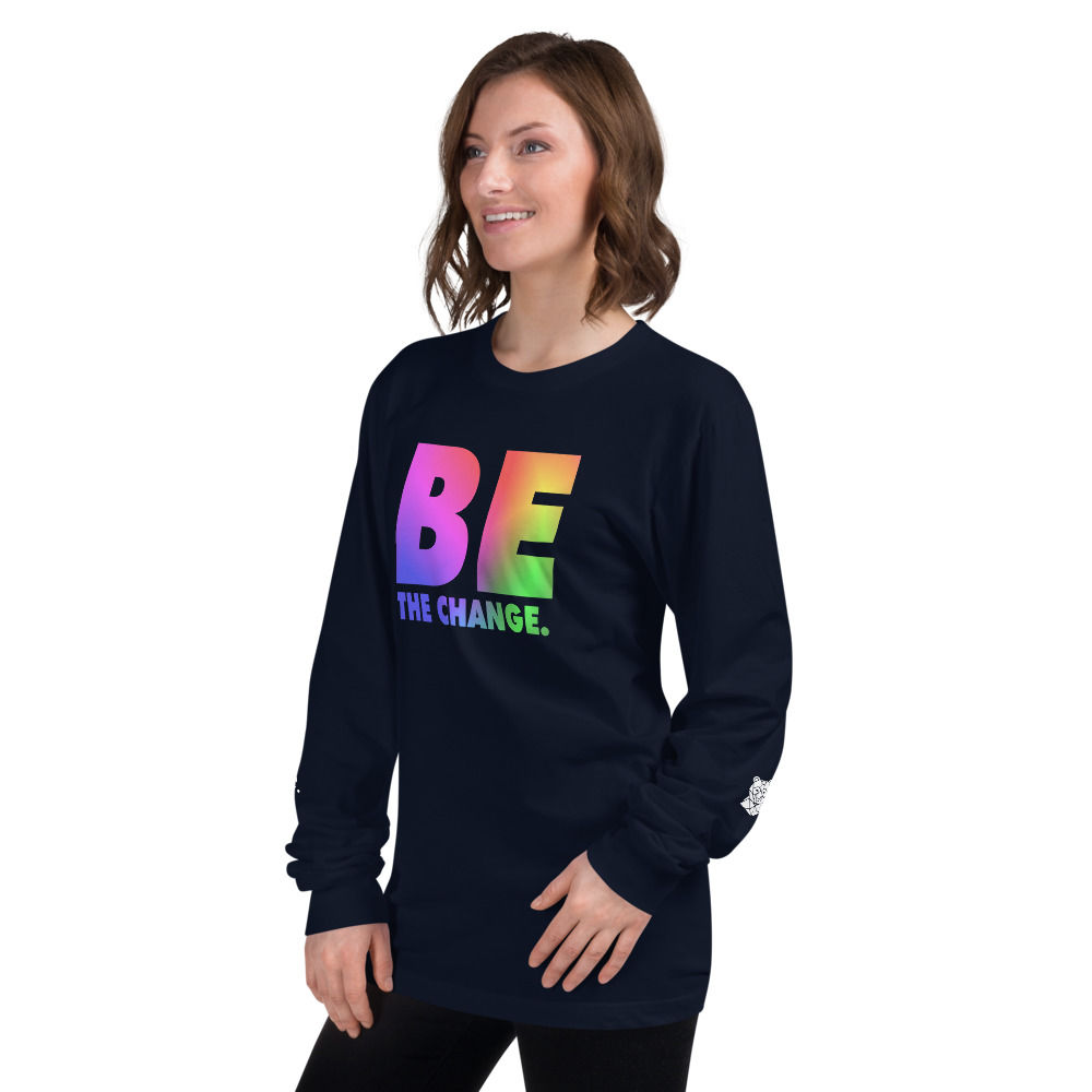 BE THE CHANGE-Long sleeve t-shirt