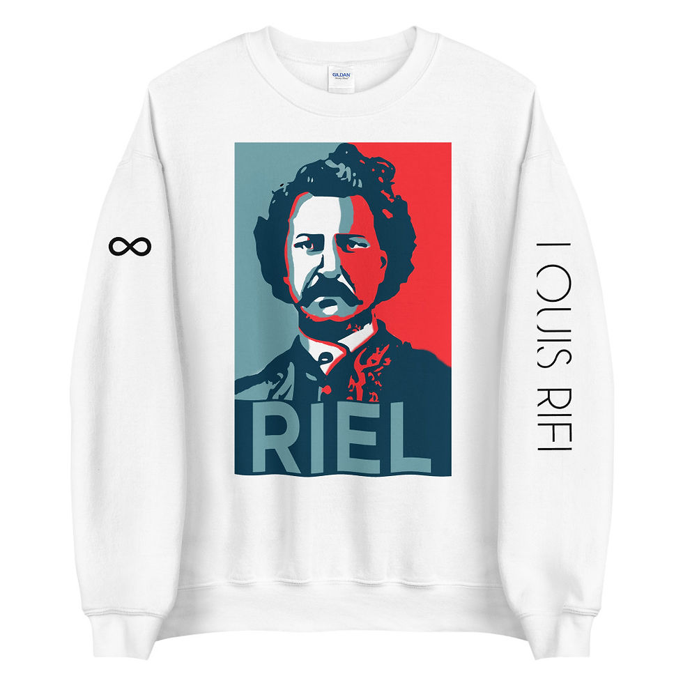 Thumbnail: LOUIS RIEL BY BIGBEAR Unisex Sweatshirt 