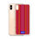 Thumbnail: Métis Sash Red-iPhone Case