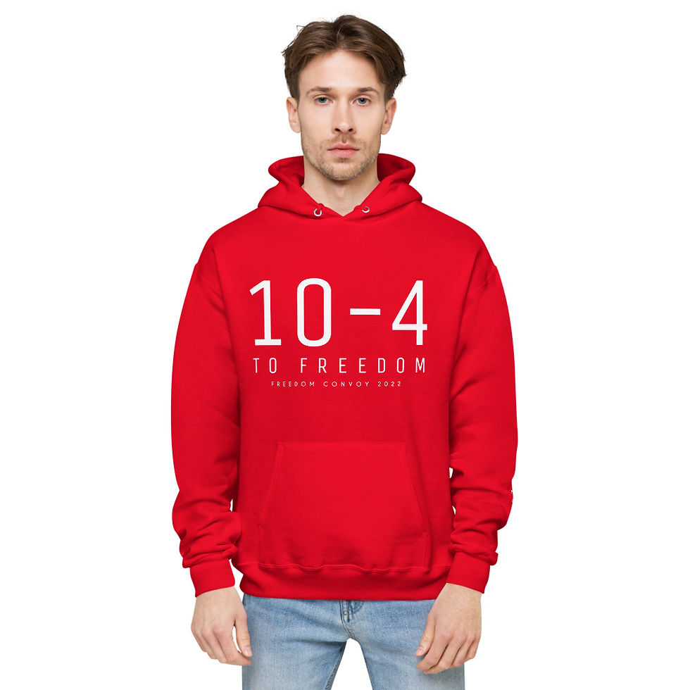 FREEDOM CONVOY 10-4 Unisex fleece hoodie