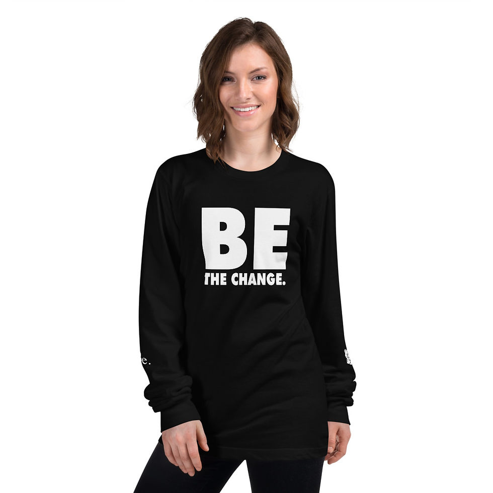 Thumbnail: BE THE CHANGE-Long sleeve t-shirt