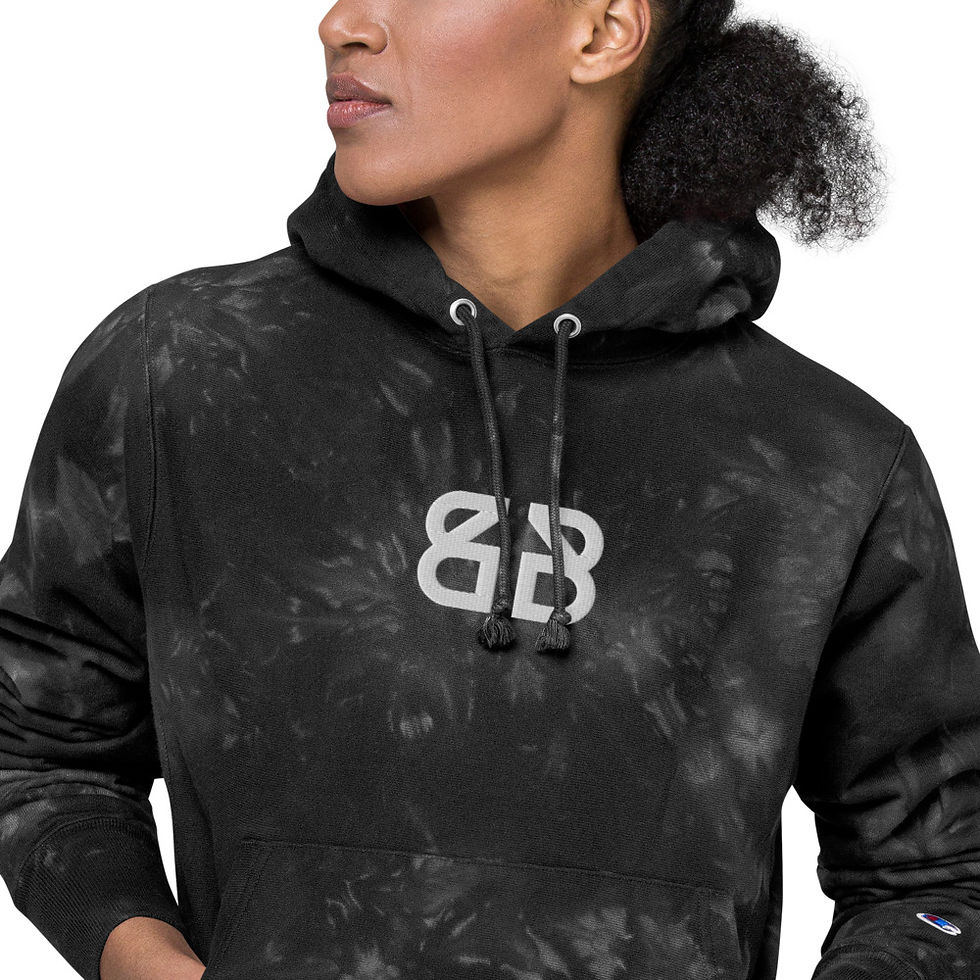 Thumbnail: Unisex Champion tie-dye hoodie