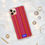 Thumbnail: Métis Sash Red-iPhone Case