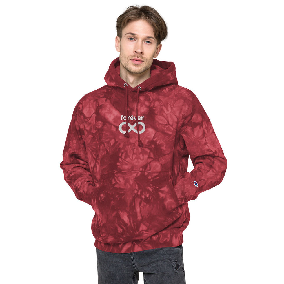 Thumbnail: Unisex Champion tie-dye hoodie
