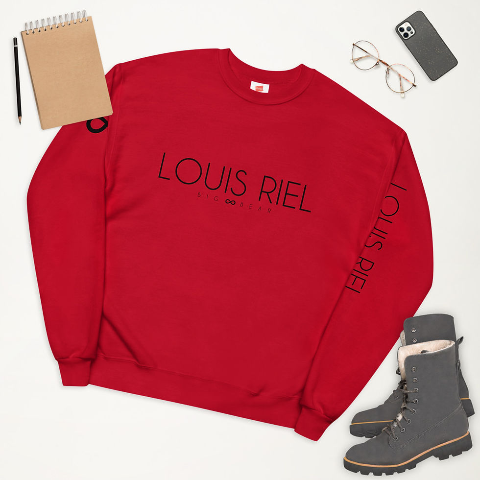 Thumbnail: LOUIS RIEL By BIG BEAR Unisex fleece sweatshirt
