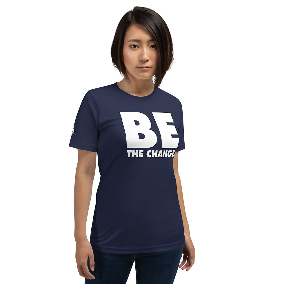 Thumbnail: BBM BE THE CHANGE-Short-Sleeve Unisex T-Shirt 
