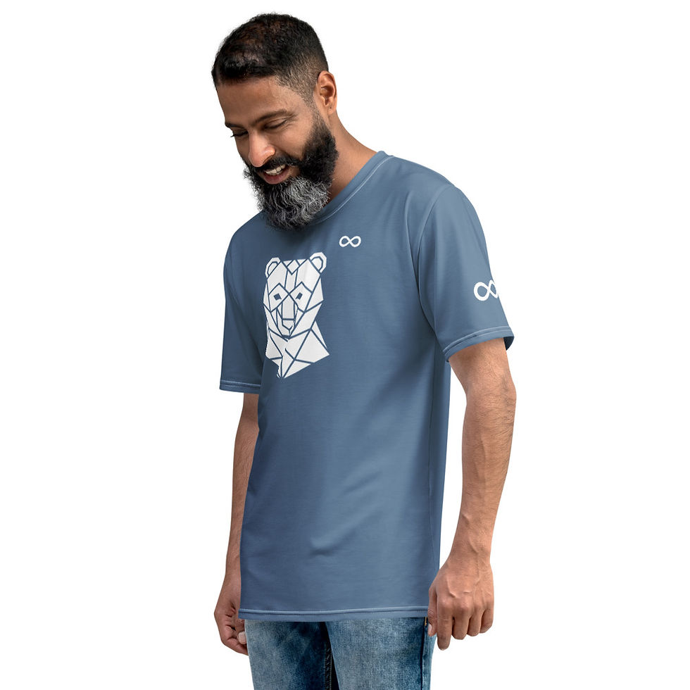Thumbnail: BBM SOLID Indigo Men's T-shirt  