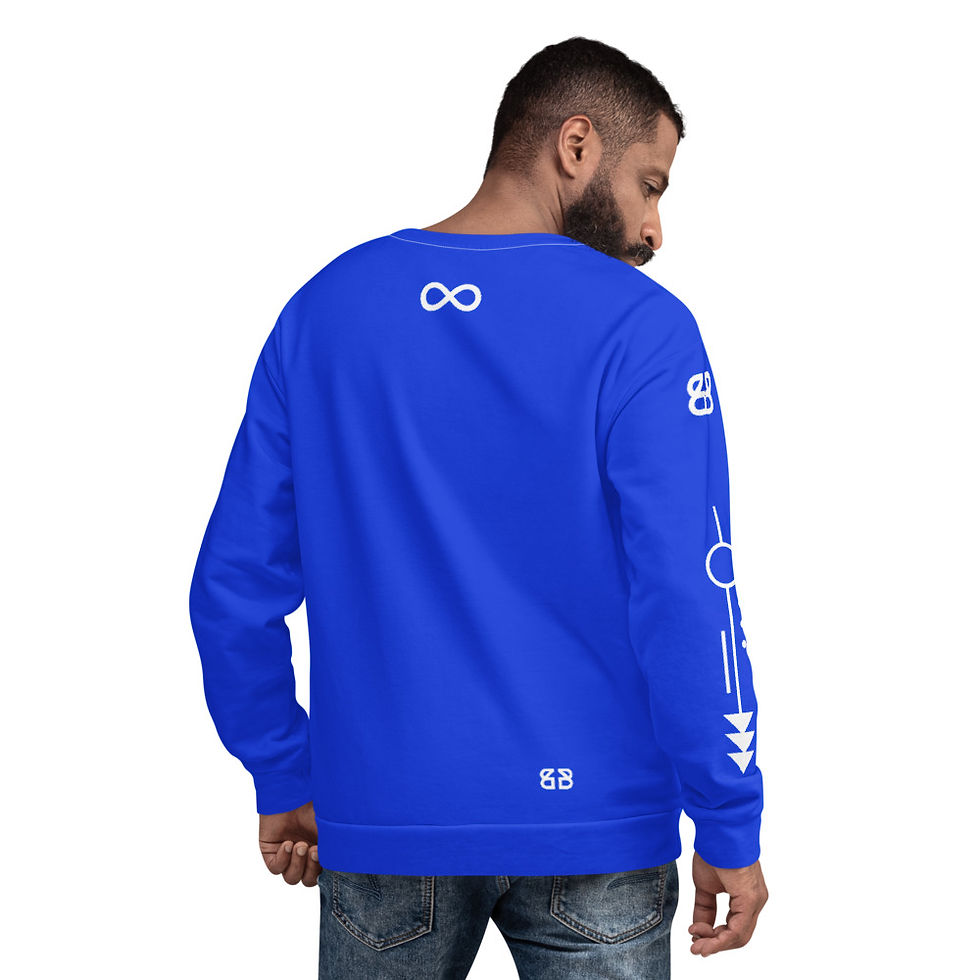 Thumbnail: BBM SOLID Blue Unisex Sweatshirt  