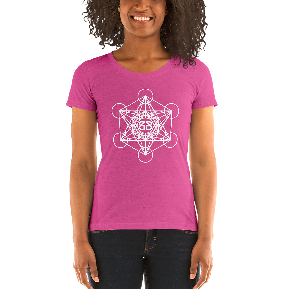 Thumbnail: Ladies' Metatron Star short sleeve t-shirt