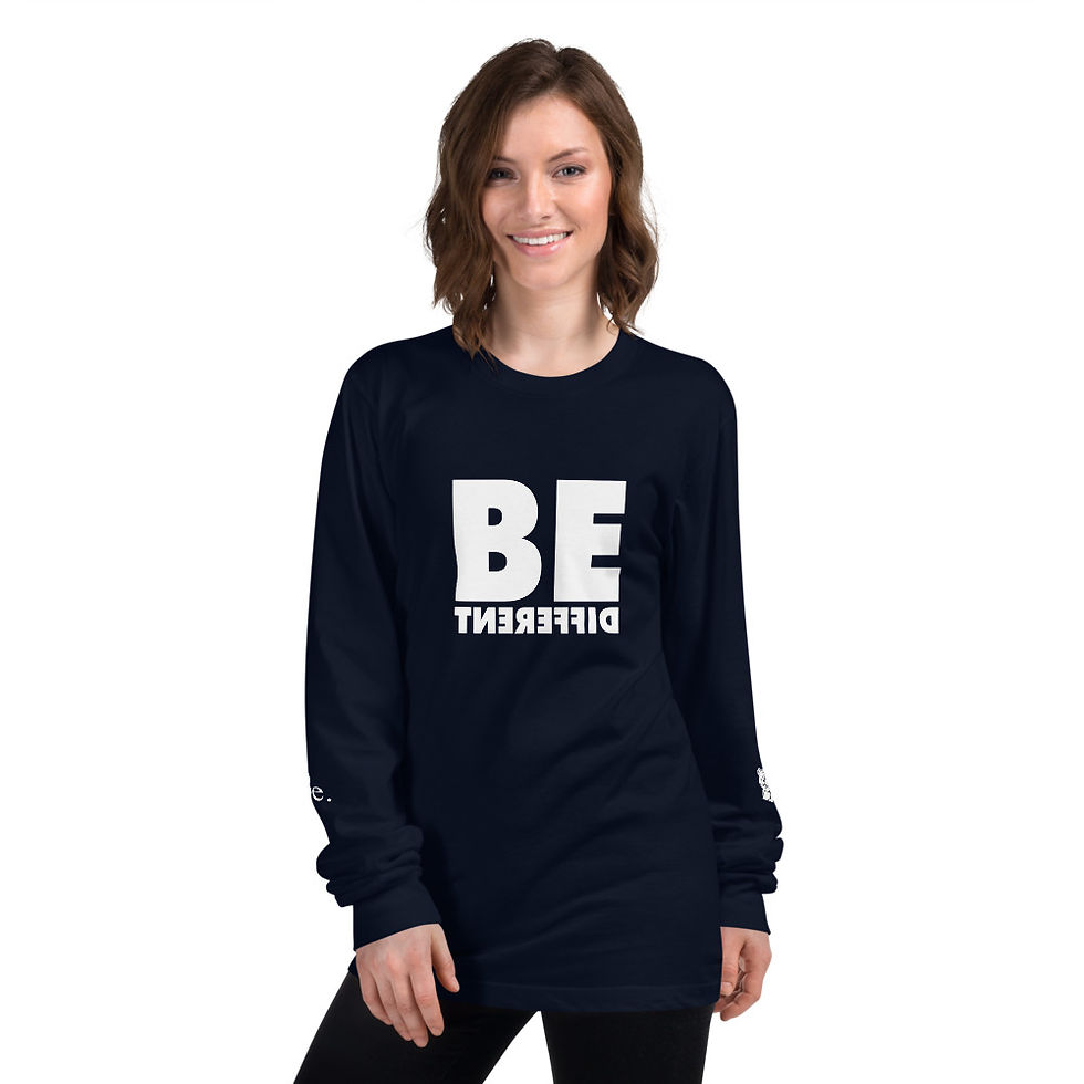BE DIFFERENT-Long sleeve t-shirt