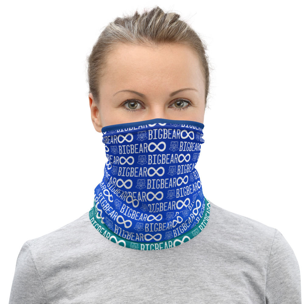 BBM BLUE/GREEN Neck Gaiter (Mask)