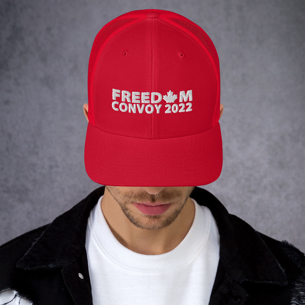 FREEDOM CONVOY EMBROIDERED Trucker Cap