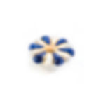Mackenzie-Childs Blue & White Flower Power Knob