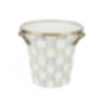MacKenzie-Childs Sterling Check Enamel Wine Cooler