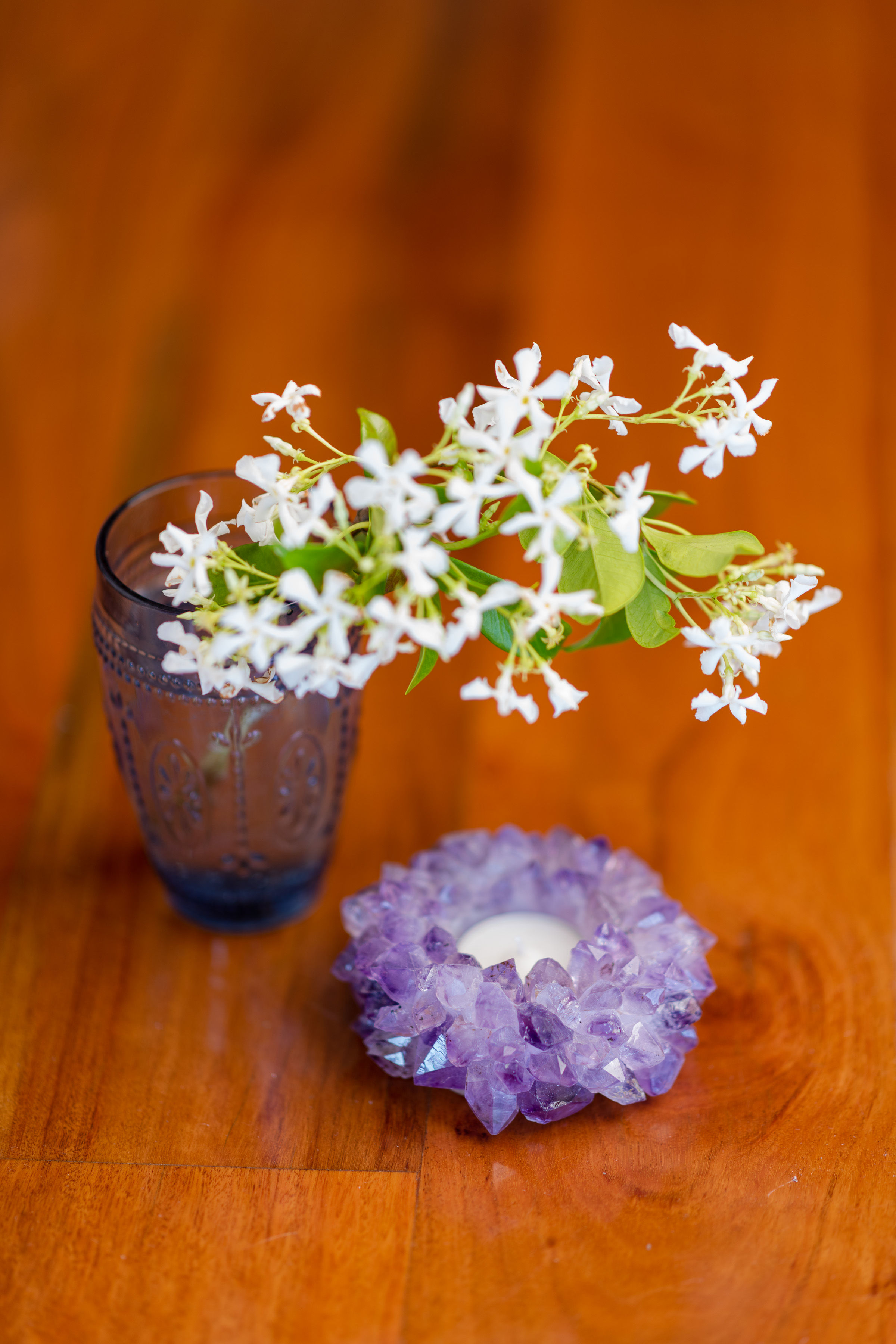 Amethyst Tealight Candle Holder