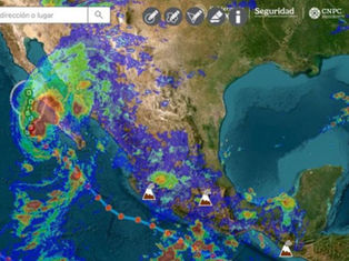 Se degrada huracán Lorena, seguirá provocando lluvias en Baja California Sur