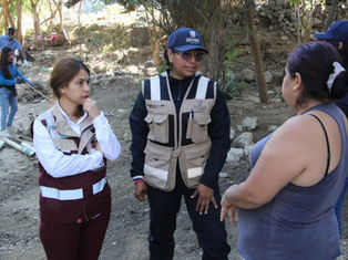 ISMUJERES realiza operativo de Senderos Seguros en Lomas del Faro