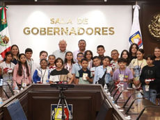 Gobernador de Baja California Sur dialoga con Parlamento Infantil 2026