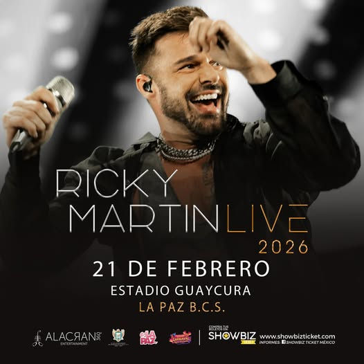 Ricky Martin en Carnaval La Paz 2026