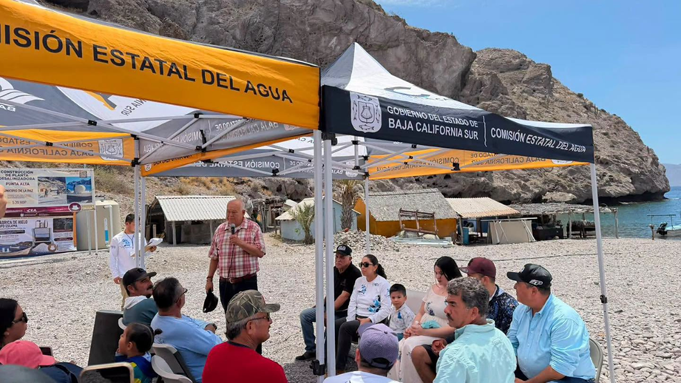 Gobierno de Baja California Sur inaugura planta desalinizadora en Punta Alta La Paz

