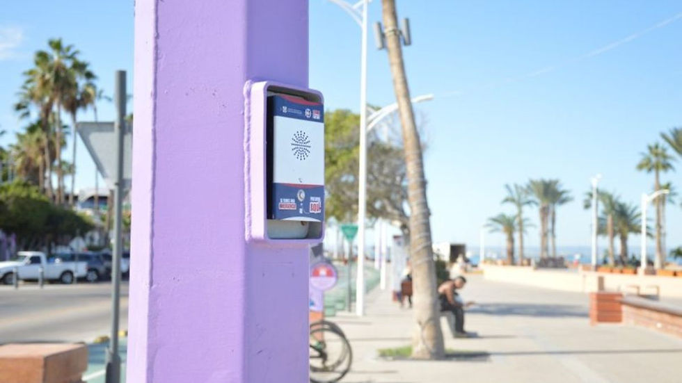 SSPE instala Botones de Emergencia Violeta en La Paz para reforzar seguridad de las mujeres