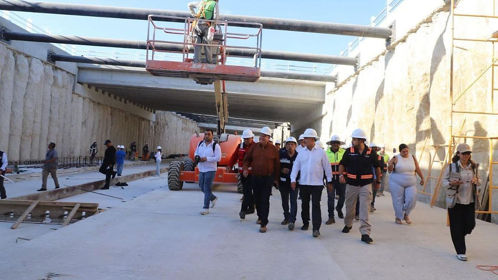 Avance de la Glorieta Mujeres Libres en Los Cabos