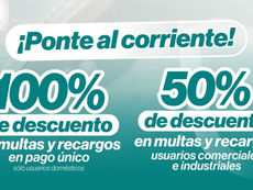 Descuentos en multas y recargos OOMSAPAS La Paz 2026