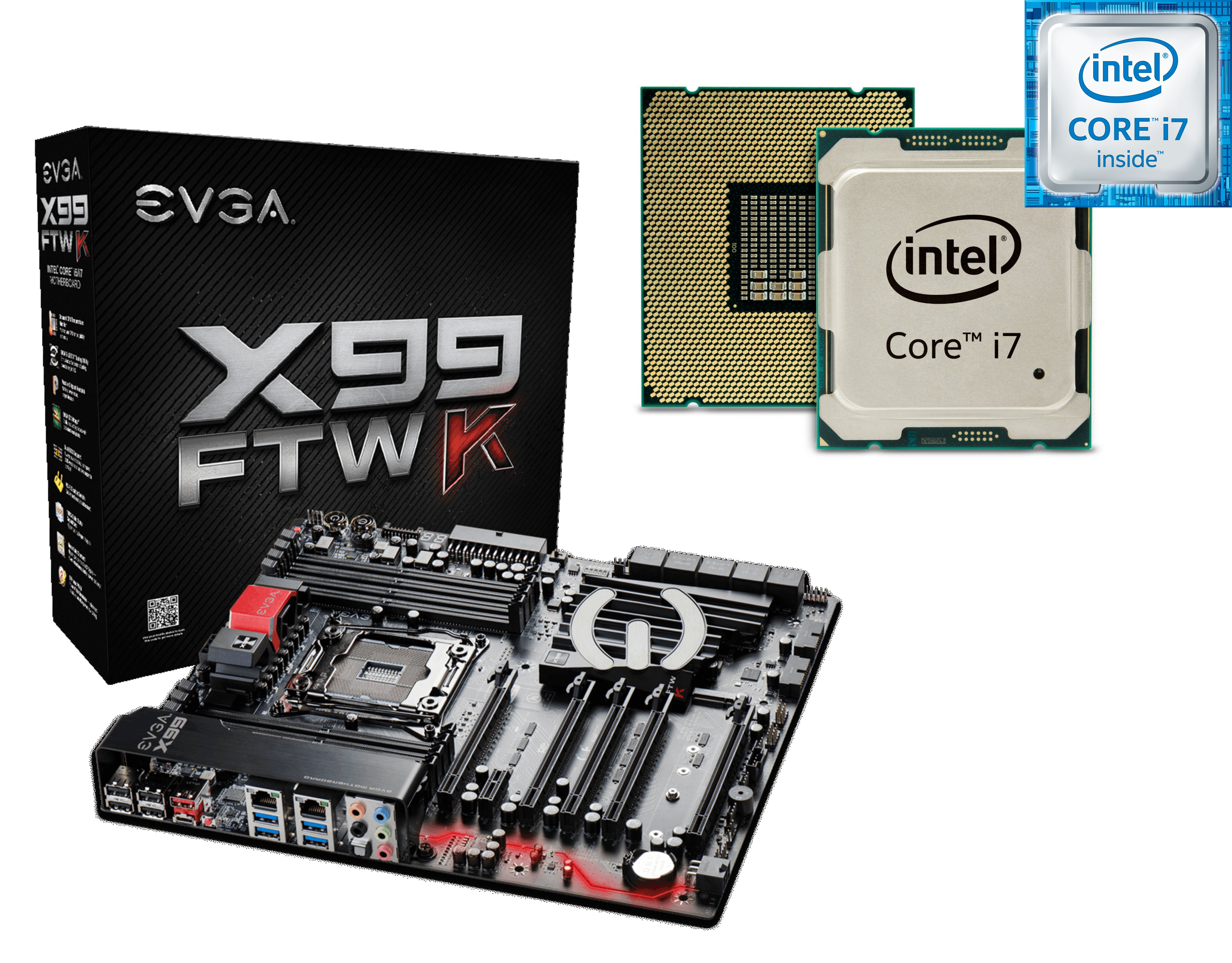 COMBO Intel Core i7-6800k + EVGA X99 FTW-K 2011v3