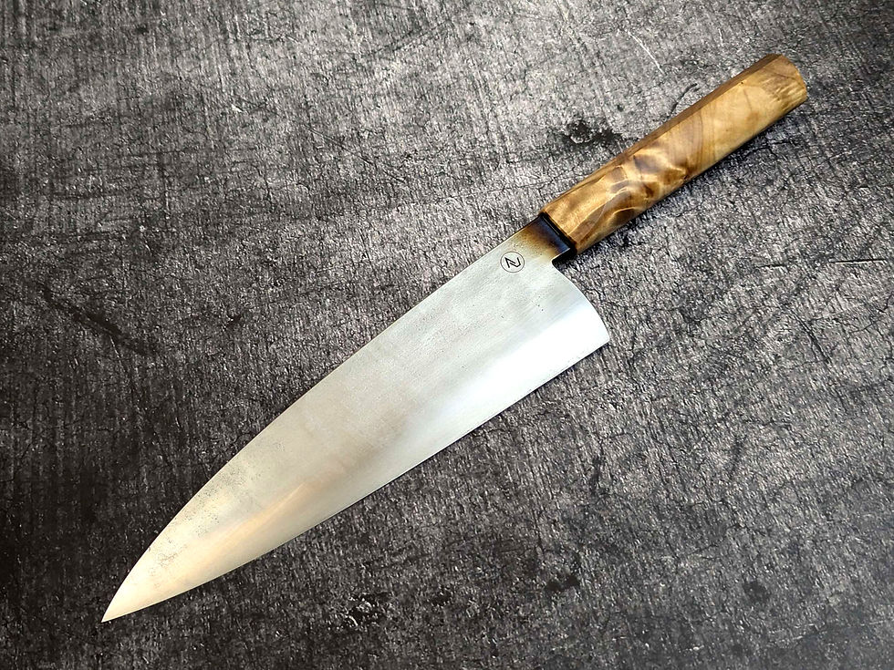 Miniaturbild: Gyuto 205x55mm Maserpappel