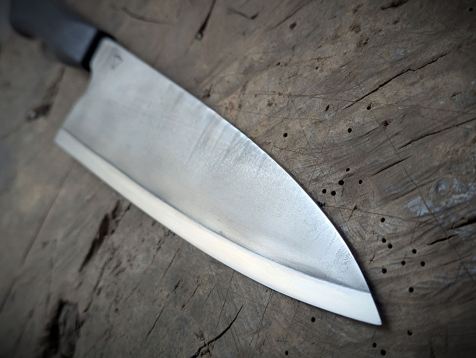 Miniaturbild: Gyuto Etched Hook Mooreiche Western