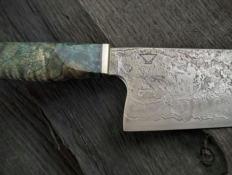 Miniaturbild: Gyuto 225x57mm stabilisierte Maserpappel