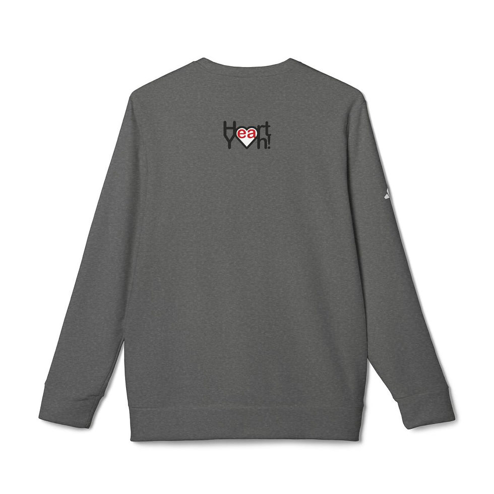 Thumbnail: "Attitude of Gratitude" Adidas Unisex Fleece Crewneck Sweatshirt