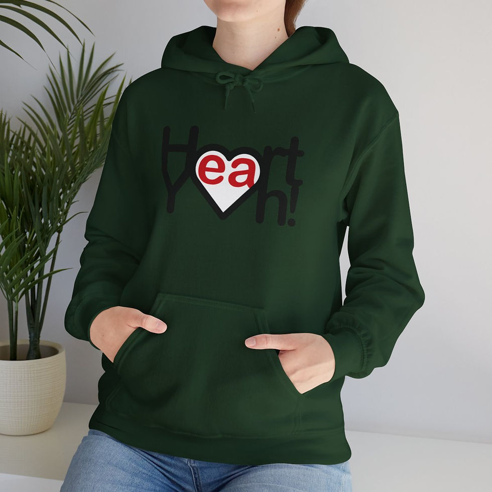 Thumbnail: "Heart Yeah!" Unisex Heavy Blend™ Hooded Sweatshirt