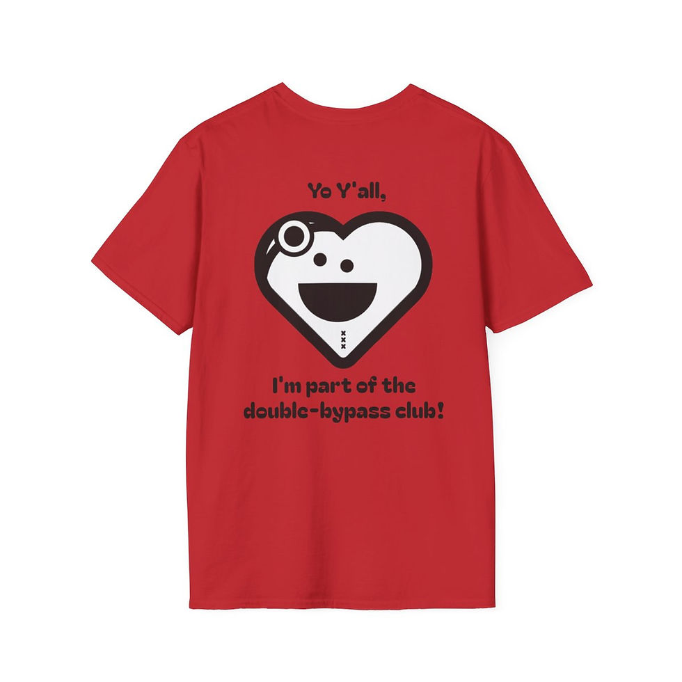 Thumbnail: "Double Bypass Club" Unisex Softstyle T-Shirt