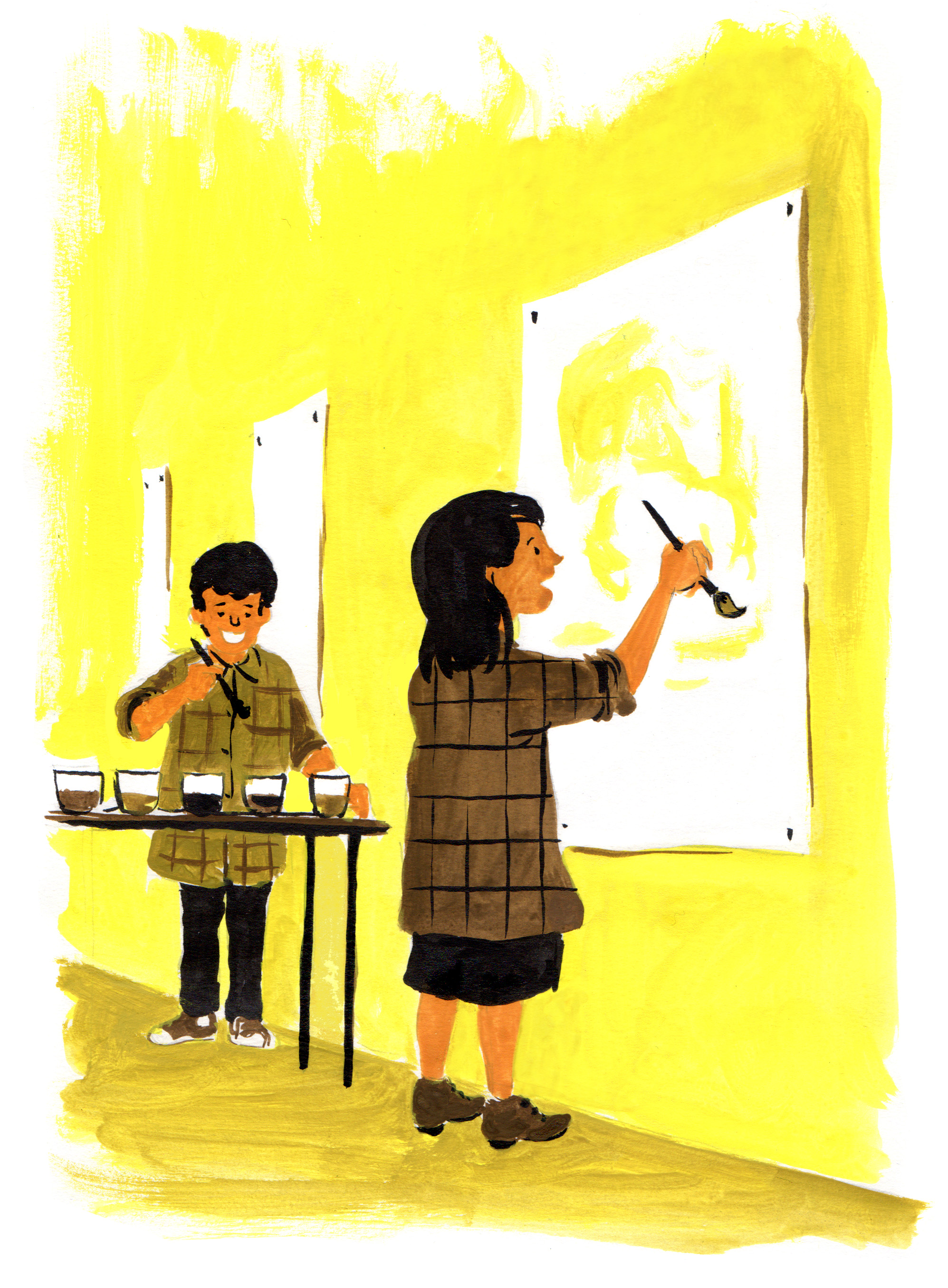 palette studio.painting studio for children.brixton.London