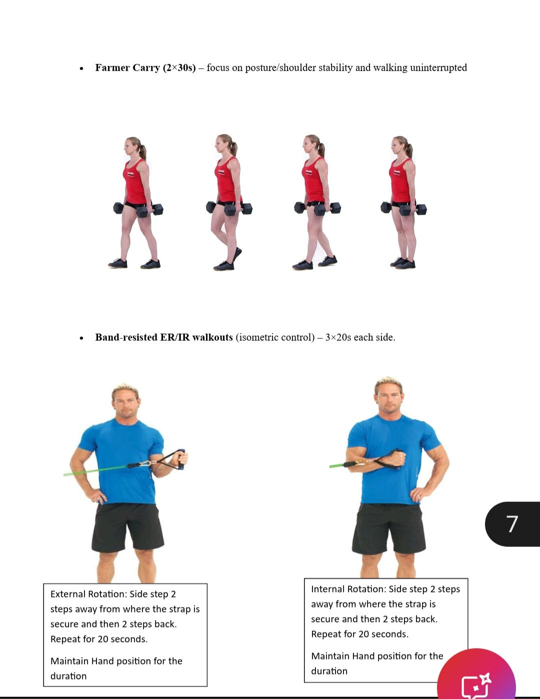 Bundled 24 week Rotator Cuff strength and mobility program
