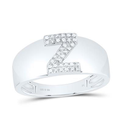 1/12CTW-DIA P1 GIFT INITIAL "Z" LADIES RING