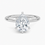 Miniatura: Miley - 14k Pear Shaped Solitaire with Six White Gold Prongs