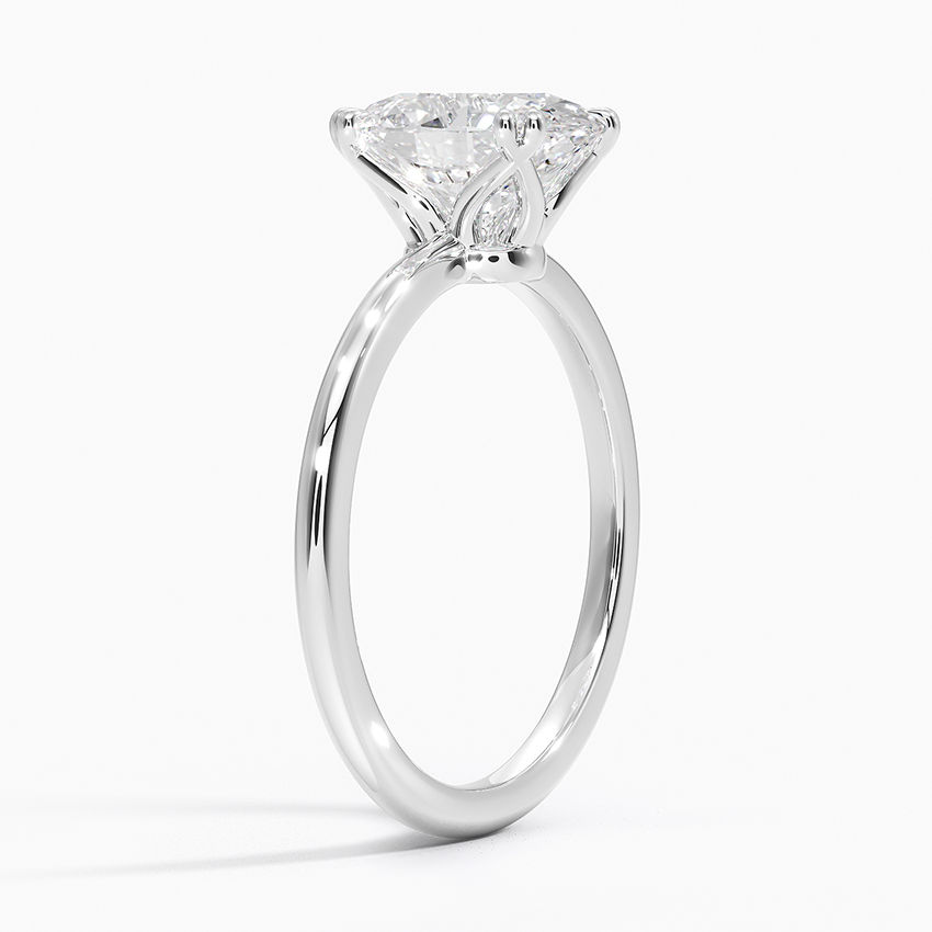 Miniature : Miranda - 14k Double Prong Oval Solitaire