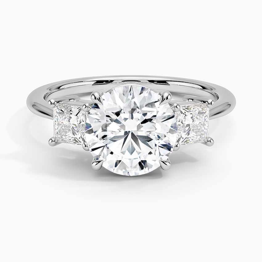 Thumbnail: Adeline - Princess Cut Three Stone