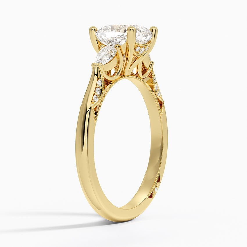 Miniatura: Fiona - Three Stone with Hidden Detail