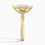 Thumbnail: Rory - 14k Marquise with Twisted Pavé Band and Hidden Halo