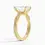 Miniature : Olivia - 14k Radiant Cut with Twisted Pavé Band